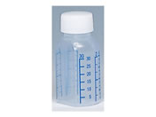 シンリョウ/プリントメモリ瓶 青目盛 滅菌済 30mL 260本/117010