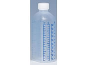 シンリョウ/プリントメモリ瓶 青目盛 滅菌済 200mL 80本/117050