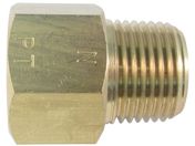 ASOH/黄銅製 変換内外ソケット 外NPT1×内PT1 NF-3188R