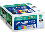 G)エコリカ/エプソン用リサイクルインクカートリッジ 6色パック/ECI-EKUIL-6P
