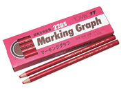 トンボ鉛筆 マーキンググラフ 赤 12本 2285-25