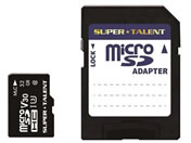 SUPERTALENT ϋvmicroSDHC[J[h UHS-I 32GB