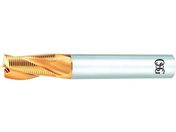 OSG/TiNコートラフィングロングシャンク ショート ファインピッチ 3刃 刃径6mm 刃長11mm 全長80mm 71356 TIN-LS-RESF-6 71356