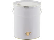 エスコ/20L ペール缶 バンドタイプ/コック付/EA991AG-7