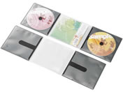 エレコム/CD DVDスリム2枚収納ソフトケース 10枚ブラック/CCD-DP2C10BK