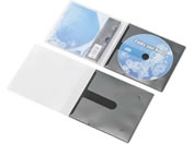 エレコム/CD DVDスリム1枚収納ソフトケース 30枚 ブラック/CCD-DPC30BK