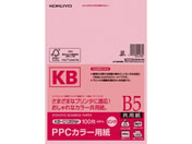 コクヨ PPCカラー用紙 B5 ピンク 100枚入 KB-C135NP