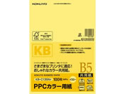 コクヨ PPCカラー用紙 B5 イエロー 100枚入 KB-C135NY