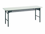 コクヨ 会議用テーブルKT-30 棚付き W1800×D450 ローズウッド 