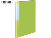 G)コクヨ/クリヤーブック POSITY 固定式A4 20ポケットライトグリーン10冊