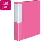 コクヨ/クリヤーブック POSITY差替式A4 30穴背幅53 ピンク4冊