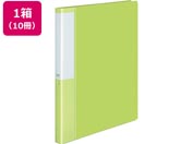 コクヨ/クリヤーブック POSITY差替式A4 30穴背幅27ライトグリーン10冊