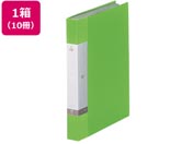 G)リヒトラブ/リクエスト クリヤーブック A4タテ 40ポケット 黄緑 10冊