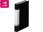G)リヒトラブ/リクエスト クリヤーブック A4タテ 40ポケット 黒 10冊
