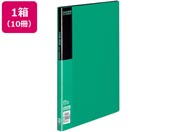 G)コクヨ/クリヤーブック〈ベーシック〉固定式 A4 20ポケット 緑 10冊