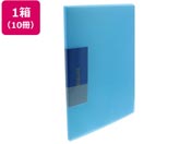 ビュートン/スリムクリヤーブック A4 20ポケット ブルー10冊/FCB-A4-20CB