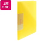 ビュートン/スリムクリヤーブック A4 20ポケット イエロー10冊/FCB-A4-20CY