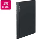 コクヨ/クリヤーブック 固定式サイドスローA4 20ポケット ダークグレー 10冊