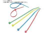 TRUSCO/カラーケーブルタイ 幅4.6X203mm最大結束Φ52標準型 アソート TRCVR-200-S