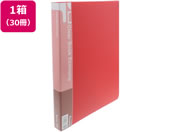 Forestway/クリヤーブック エコノミー A4 40ポケット 赤 30冊