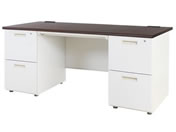 Netforce/�i�b�c ������ 2+2�i ��1600mm �z���C�g�~�_�[�N�u���E��/LRD-167-WHDBR22