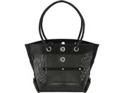 アイリスオーヤマ/メッシュツールバッグ 幅40cm ブラック/TLB-M4032