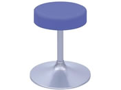 高田ベッド/A型クランケチェアー φ360mm H400 ライトブルー/TB-1562-01