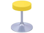 高田ベッド/A型クランケチェアー φ360mm H400 イエロー/TB-1562-01