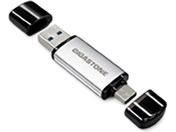 GIGASTONE/USB������ USB2.0 2in1 TypeA+TypeC���� 64GB/GJU2-AC44S64GB-HI