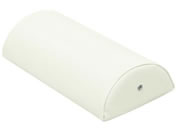 高田ベッド/カラー診察用半円額マクラ 診察枕 20-3785-0001 ビニルレザー白 高田ベッド製作所 TB-77C-08