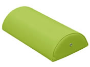 高田ベッド/カラー診察用半円額マクラ 診察枕 20-3785-0011 ビニルレザー抹茶 高田ベッド製作所 TB-77C-08