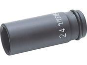 トップ工業 TOP 超ロングインパクトソケット肉薄タイプ 差込角12.7mm 24mm PT-424SL