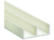 光/簡易内窓用フレーム&レール 上レールホワイト11×30.5×915mm