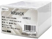 ���h/�����nIC�J�[�h(Mifare1K) 100����/MF1K-100