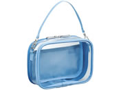 リヒトラブ/myfa デコレーションボックスポーチ ミニ・ワイド パウダーブルー