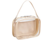 リヒトラブ/myfa デコレーションボックスポーチ ミニ・ワイド シフォンベージュ