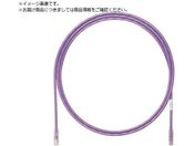 PANDUIT/カテゴリ6A UTPパッチコード 24AWG単線 ケーブル径:Φ6.4mm 10m 紫 UTP6AX10MVL UTP6AX10MVL