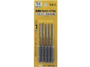 ミヤナガ/充電ドライバ-ドリル ブロック・モルタル用 Φ3.4 5本パック R034P5