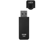 LAZOS/USB�t���b�V�������� 32GB �L���b�v��/L-US32-CPB