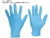 ミドリ安全/ニトリル使い捨て手袋 粉なし 青 L 100枚入