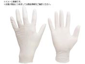 ミドリ安全/ニトリル使い捨て手袋 粉付 白 L 100枚入