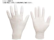 ミドリ安全/ニトリル使い捨て手袋 粉付 白 SS 100枚入