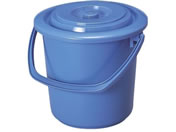 矢崎化工/ポリペール(蓋付) 10.5L ブルー/YP-10