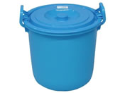 矢崎化工/ポリペール(蓋付) 22L ブルー/L-25