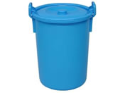 矢崎化工/ポリペール(蓋付) 40L ブルー/L-45