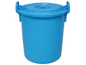 矢崎化工/ポリペール(蓋付) 70L ブルー/L-70