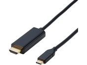 �G���R��/USB-C HDMI �ϊ��P�[�u�� 1m �u���b�N/CAC-CHDMI10BK3