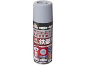 アサヒペン/油性高耐久鉄部用スプレー 300ml ツヤ消し グレー