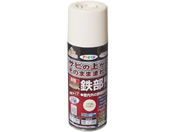 アサヒペン/油性高耐久鉄部用スプレー 300ml ツヤ消し アイボリー