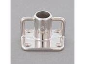 エスコ/25mm パイプ用ベース ステンレス製/EA951EW-156
